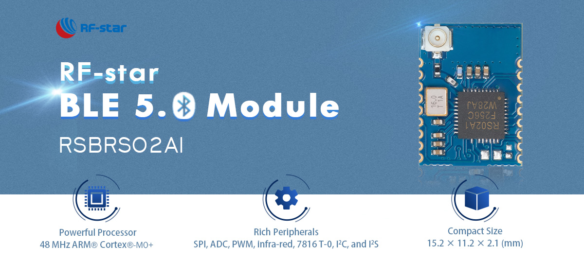 Modulo BLE 5.0 SoC RS02A1-A