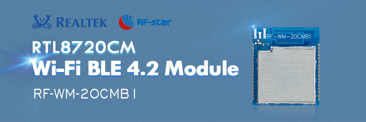 Modulo Wi-Fi BLE 4.2 RTL8720CM RF-WM-20CMB1