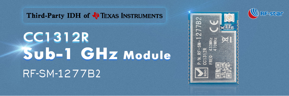 CC1312R Modulo sub-1 GHz RF-SM-1277B2