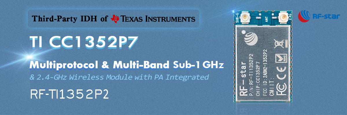 TI CC1352P7 Multiprotocollo e multibanda sub-1 GHz RF-TI1352P2