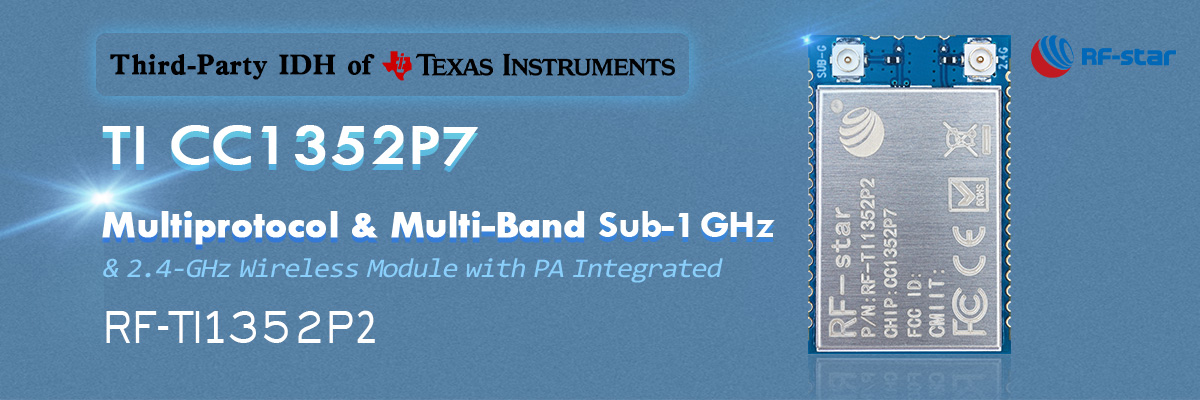 TI CC1352P7 Multiprotocollo e multibanda sub-1 GHz RF-TI1352P2