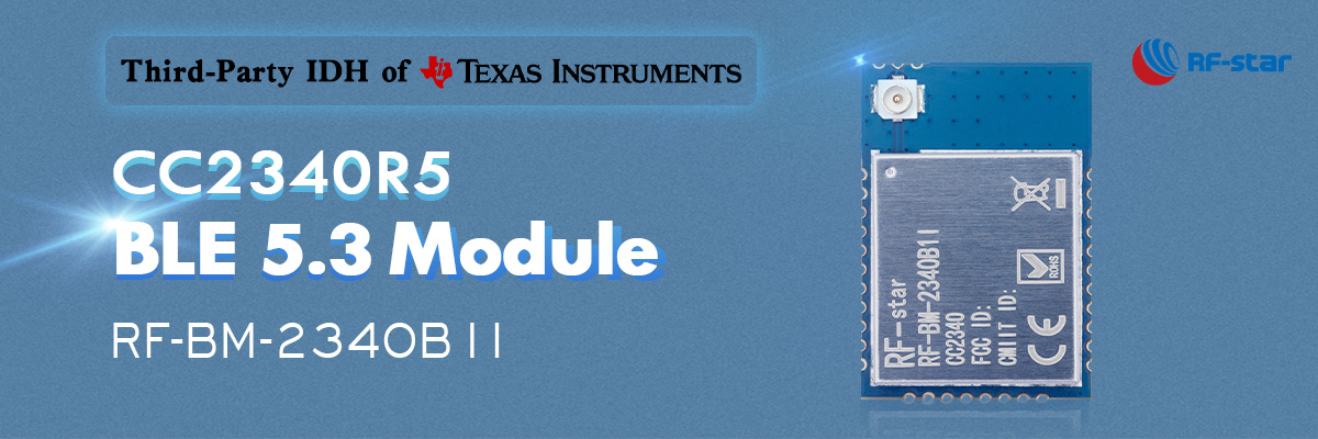 Caratteristiche del modulo TI CC2340R5 BLE5.3 RF-BM-2340B1I