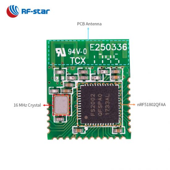 BLE4.2 module with Nordic SoC nRF51802 Chip RF-BM-ND02C