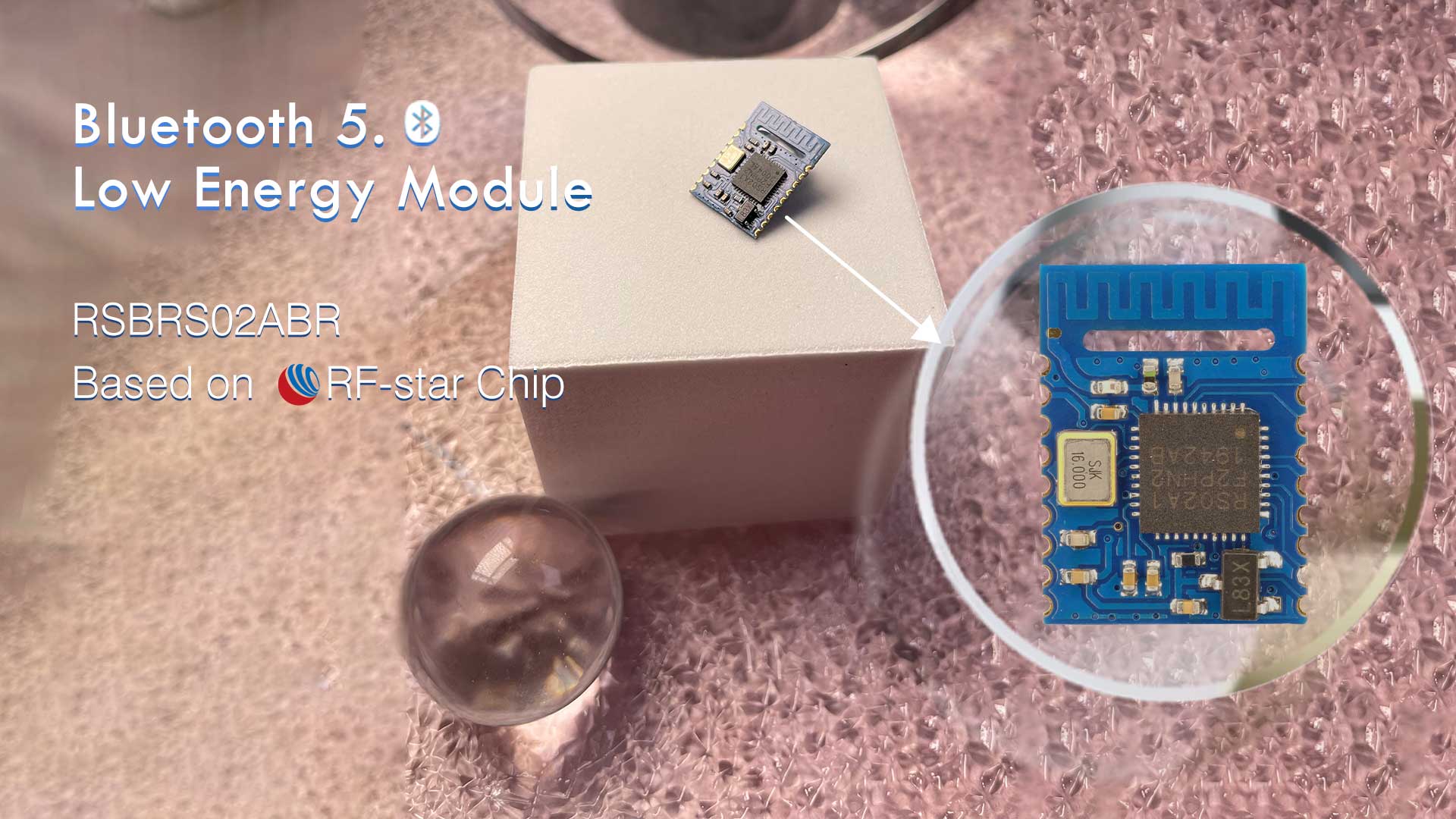 Modulo Bluetooth 5.0 a basso consumo RSBRS02ABR Basato su chip RF-star