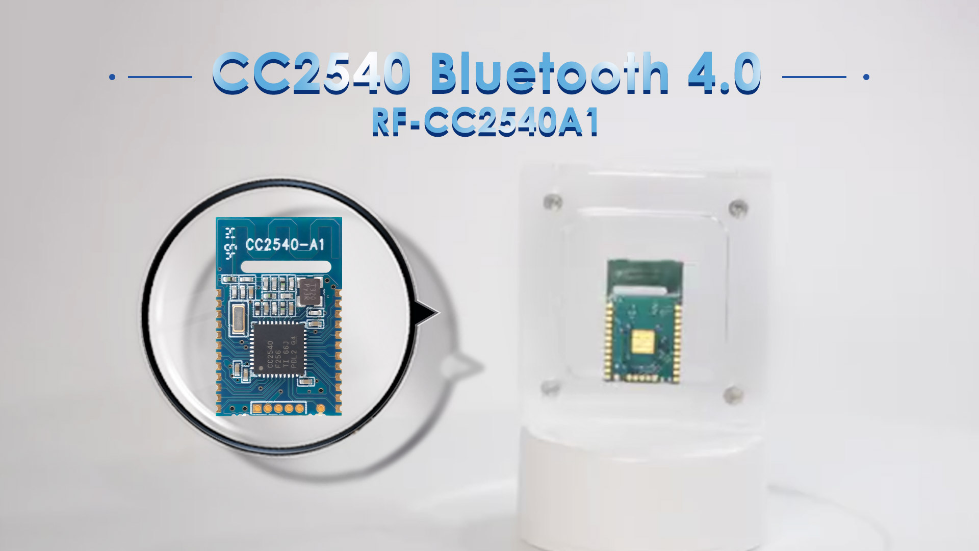Modulo Bluetooth Low Energy (BLE) basato su TI CC2540F256