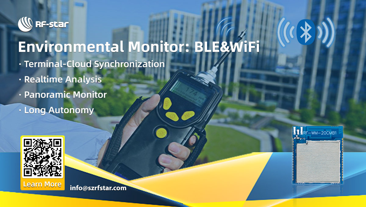 Monitoraggio ambientale BLE e Wi-Fi